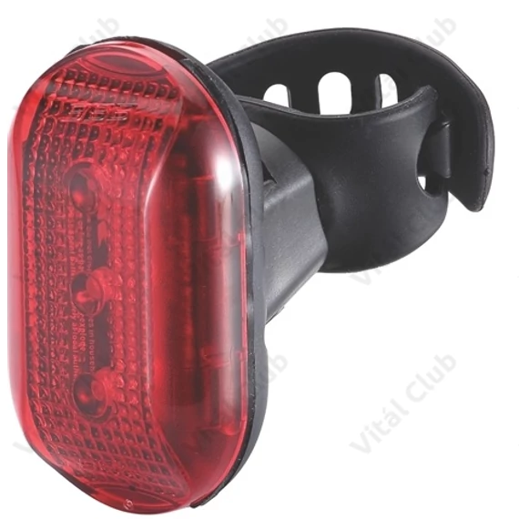 BBB BLS-78 RearLaser hátsó villogó 3 szuperfényes LED-el, klipszes felfogatás