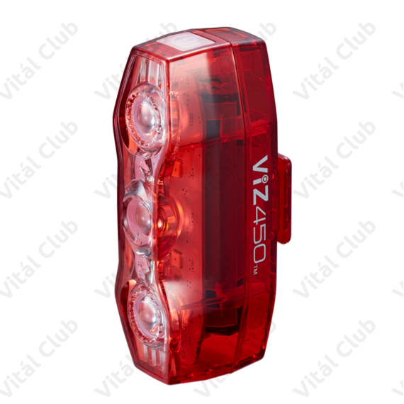 Cateye ViZ450 villogó TL-LD820 tölthető USB-s, 4 funkció, 450 lumen fényerő