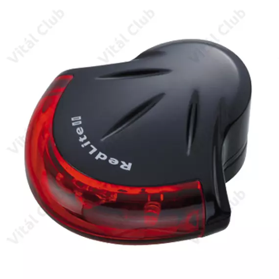 Villogó Topeak RedLite II. fekete,hátsó,4Superbright LED, 220°,60/100óra működés, tartozék elemekkel