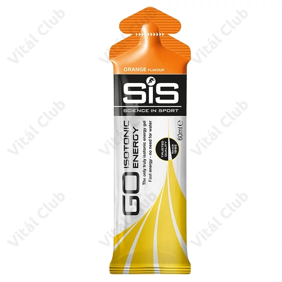 SIS GO izotóniás energia gél, Go Isotonic Energy, 60 ml, narancs íz