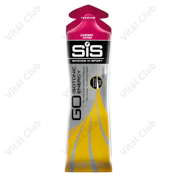 SIS GO izotóniás energia gél, Go Isotonic Energy, 60 ml, cseresznye íz