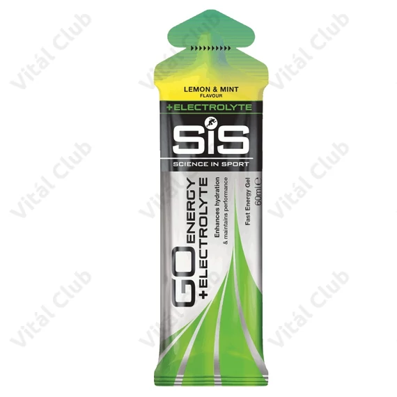 SIS GO energia és elektrolit gél, Go Energy Electrolit, 60 ml, citrom-menta íz