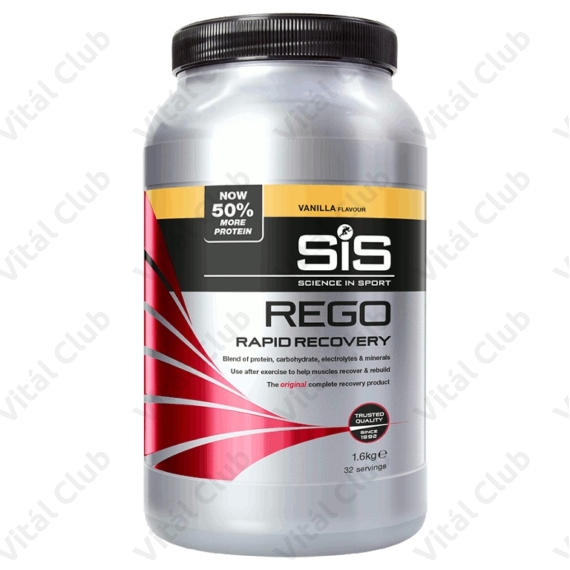 SIS Rego Rapid Recovery, Regeneráló italpor, 1600g. (32 adag) vanília íz