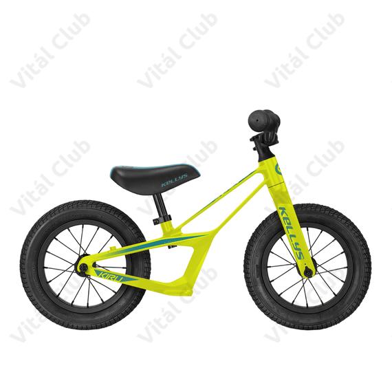 Kellys KIRU Lime hajtány ALU/Mg váz, csapágyazott fém kerekű, tömlős, fék nélküli,