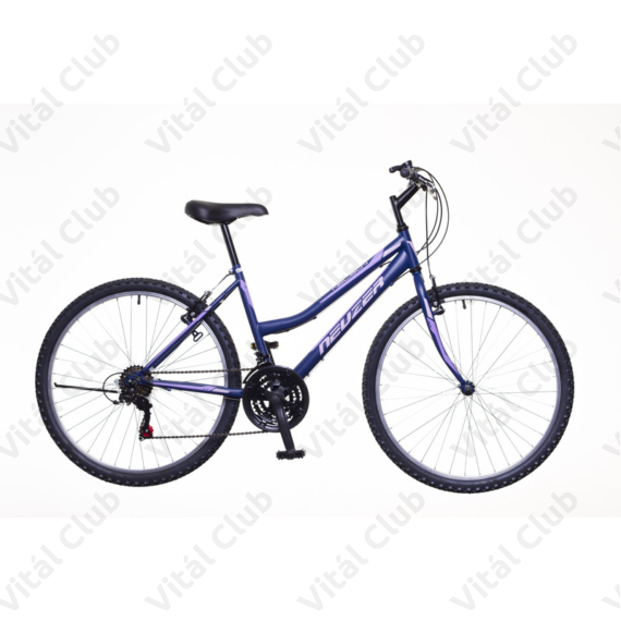 Neuzer Nelson női MTB kerékpár 18sebességes, matt kék-lila-rózsaszín 17"