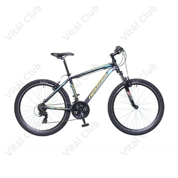 Neuzer Mistral 50 férfi aluvázas 26-os MTB kerékpár, 21 sebességes, teleszkópos, fekete/nar-türkiz 17"