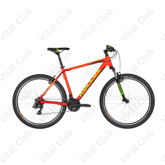 Kellys Madman 10 Neon Orange MTB 26" kerékpár 21 fokozazú Shimano TX800 váltó, 17,5"