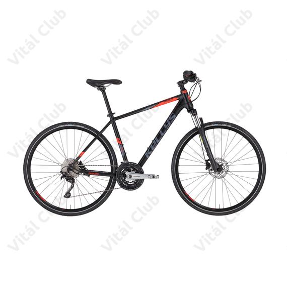 Kellys Phanatic 50 cross kerékpár 30 fokozatú Deore váltó, Shimano tárcsafék, XL/23"