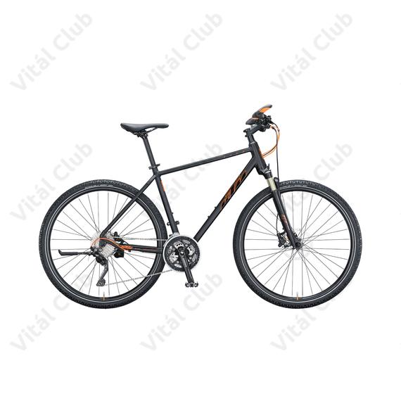 KTM Life 1964 Cross férfi cross kerékpár 30 fokozatú DeoreXT váltó, hidraulikus tárcsafék, fekete 56cm
