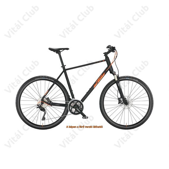 KTM X-Life 1964 Cross női cross kerékpár 30 fokozatú Deore XT váltó, hidraulikus tárcsafék, fekete 46cm
