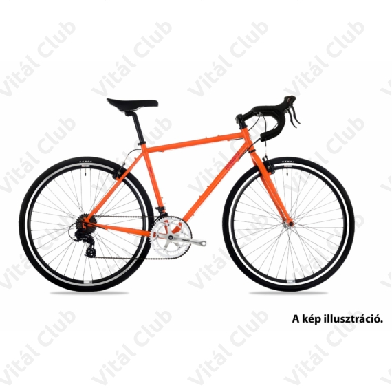 Csepel Rapid 3* 2.0 28" cyclocross kerékpár, matt narancs színű, 51 cm