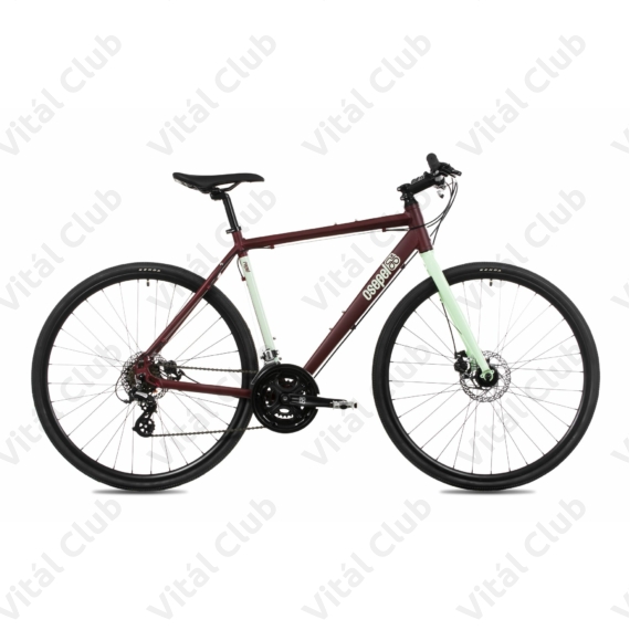 Csepel Rapid alu 1.1, 28" kerékpár, matt bordó/menta színű, 51 cm
