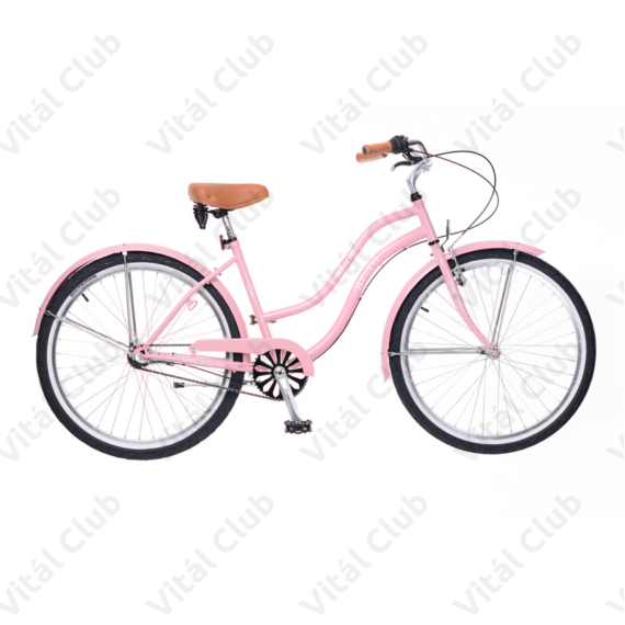 Neuzer California cruiser kerékpár Nexus3 agyváltóval női rózsaszín