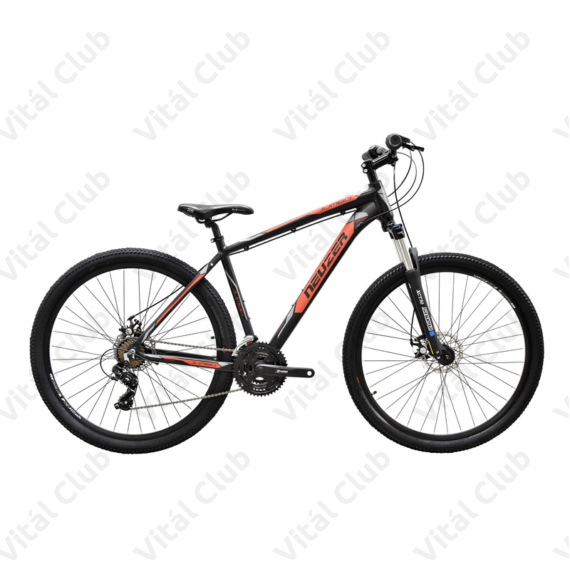 Neuzer Jumbo Hobby 29"-os MTB kerékpár 21 fokozatú Shimano TX35 váltó, fekete/piros-szürke, 19"