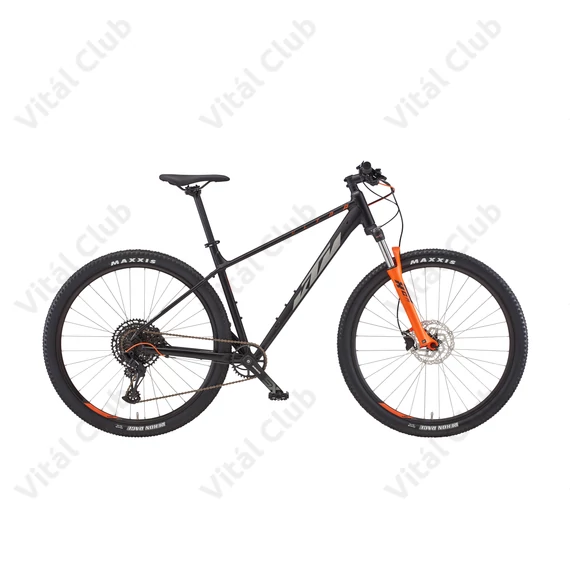 KTM Ultra Fun 29"-os MTB kerékpár 12fok. Sram SX váltó hidr.tárcsafék mattfekete L/48cm