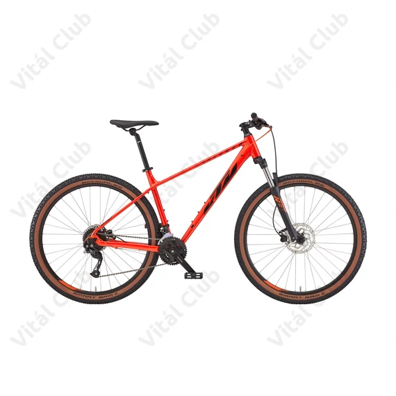 KTM Chicago 29"-os MTB kerékpár 18 fokozatú Shimano Altus váltó, hidr. tárcsafék, fire orange M/43cm