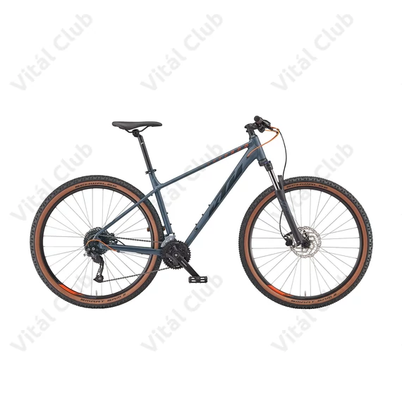 KTM Chicago 29"-os MTB kerékpár 2x9 fokozatú Shimano Altus váltó hidraulikus tárcsafék szürke M/43cm