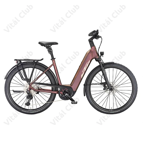 KTM Macina Style 720 elektromos kerékpár Bosch Performance Line CX motor Smart rendszer 750Wh akku monovázas női 46cm