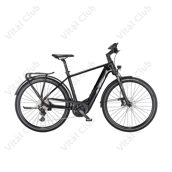 KTM Macina Sport 610 férfi elektromos kerékpár 625WH/85Nm 10 fokozatú Deore váltó 51cm metallic black