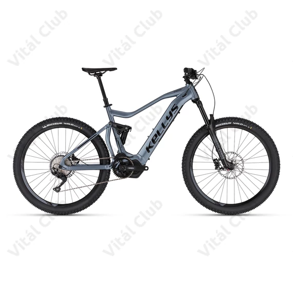 Kellys Theos i50 Grey férfi 29/27,5" MTB Ebike 10 fokozatú Shimano Deore váltó, Shimano Steps meghajtás, M