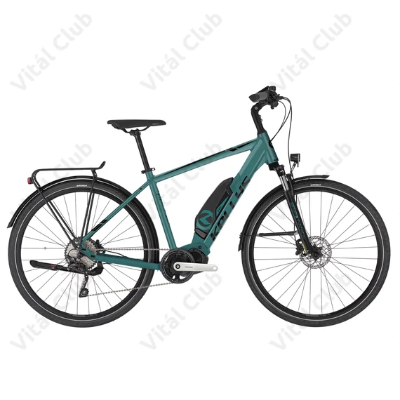 Kellys E-Carson 10 Teal férfi trekking Ebike 9 fokozatú Altus váltó, Steps meghajtás, L