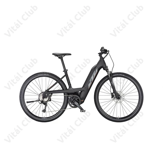 KTM Macina Cross 510 PTS elektromos kerékpár Bosch Performance CX Smart 85Nm, 500Wh, 8 fokozatú Acera váltó, női fekete 46cm