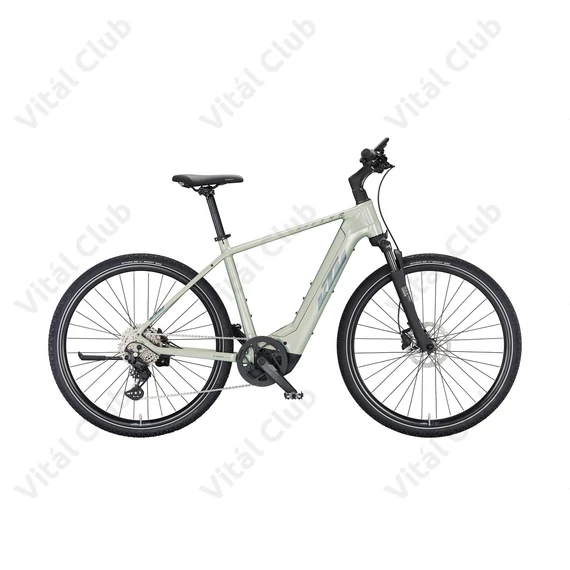 KTM Macina Cross 720 ebike férfi 10 fokozatú CUES, Bosch Perf. CX Smart 85Nm, 750Wh, dew silver 56cm