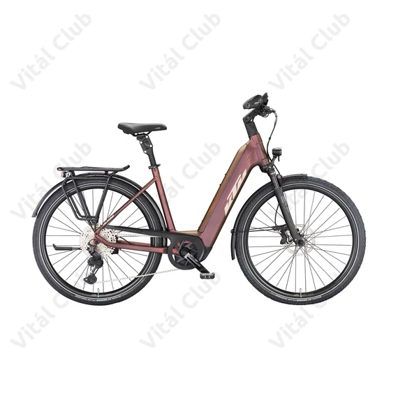 KTM Macina Style 720 elektromos kerékpár Bosch Performance Line CX motor Smart rendszer 750Wh akku monovázas női 43cm