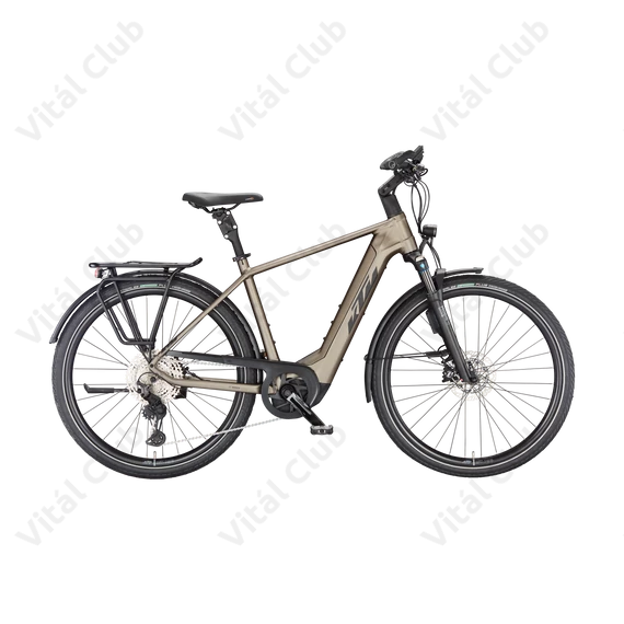 KTM Macina Style 720 ABS elektromos kerékpár Bosch Performance Line CX, 11 fok. Deore XT váltó, férfi, matt tölgy 51cm