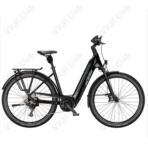 KTM Macina Style 830 monovázas trekking Ebike/pedelec kerékpár Bosch Performance Line CX 100Nm/800Wh, 10 fokozatú CUES váltó, diamond black, 46cm