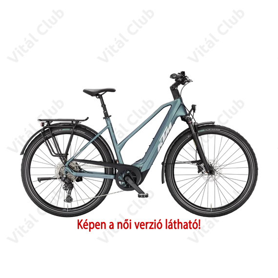 KTM Macina Tour PX610 ebike Smart Bosch PX 85Nm motorral és 600Wh akkuval 10 fokozatú CUES váltó, bright teal matt, férfi 51cm