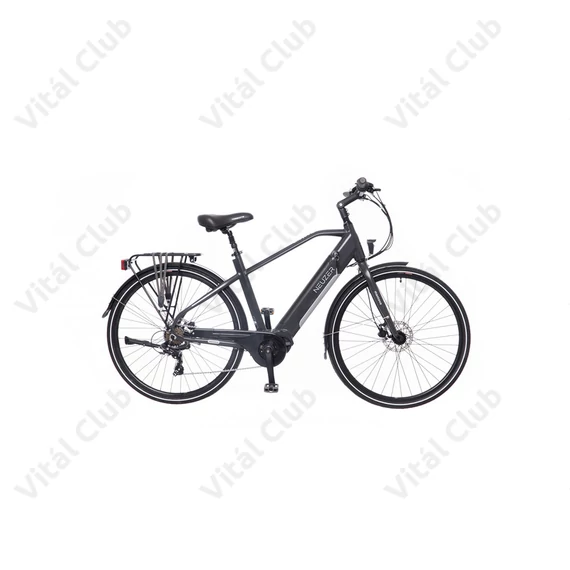 Neuzer Mantova ebike 28"-as alu Bafang M200 középmotor 65Nm/374Wh integrált akku matt sötétszürke 20"