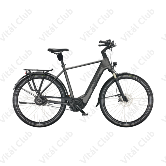 KTM Macina City 710 Belt elektromos kerékpár Bosch Performance CX Smart meghajtás férfi váz, fekete, 51cm