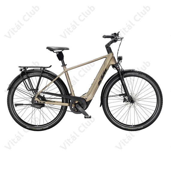 KTM Macina City 810 Belt elektromos kerékpár Bosch Performance CX Smart meghajtás Gates szíjhajtás Nuvinci Enviolo matt olive pearl 51cm