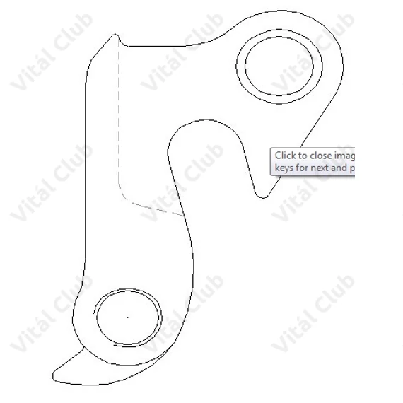 Váltótartó fül 11 Merida Miami , Whitewater