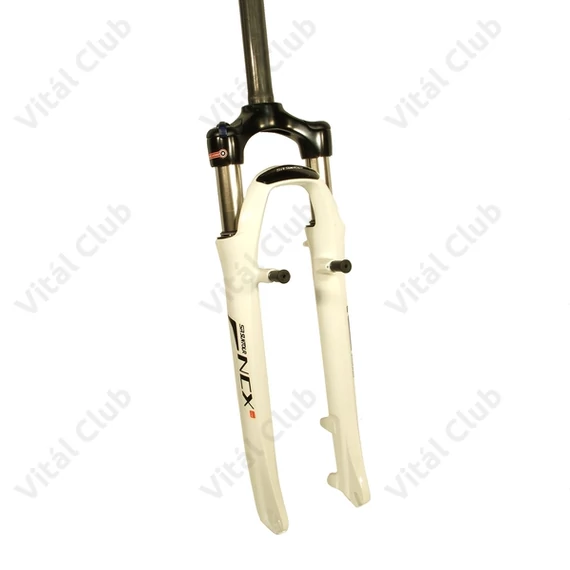 Suntour NCX D-P-LO 28" trekking teleszkóp, 1-1/8" A-Head, 63mm, hidraulikus lockout, tárcsa/V-fék, fehér