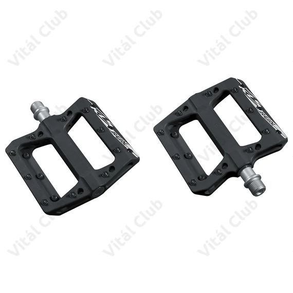 Kellys Rein MTB Platform Pedál műanyag kompozit, ipari csapágy, cserélhető szegecsek, fekete