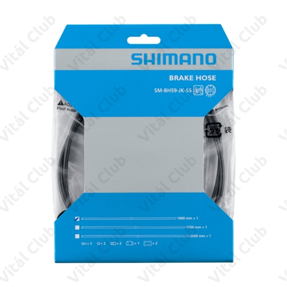 Fékalkatrész Shimano fékcső szett cső+szerelék SMBH59 170cm