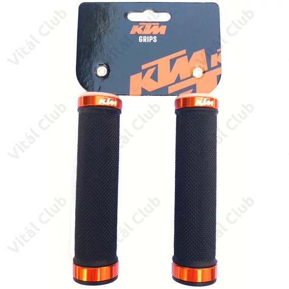 KTM Team dupla bilincses markolat 140mm fekete, narancs bilinccsel