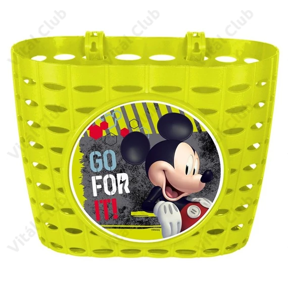 Kosár gyermek Disney Mickey Egér neon zöld