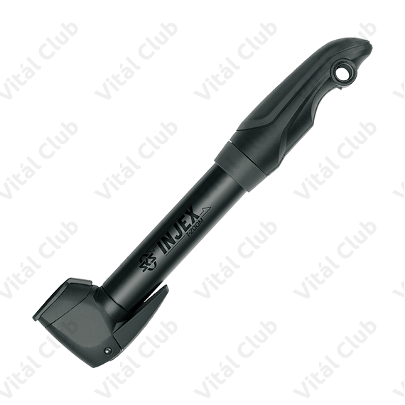 Minipumpa SKS INJEX T-Zoom alu 10bar/256mm univerzális fejjel, fekete