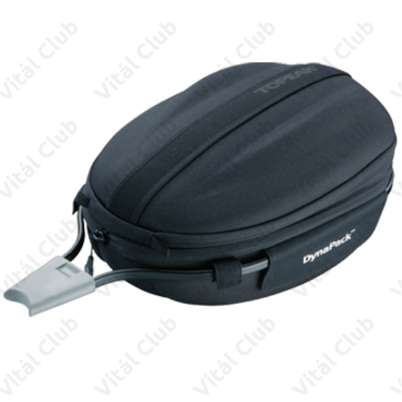 Topeak DynaPack DX nyeregcső táska 9,7L, fekete, QuickClick, vízálló huzattal