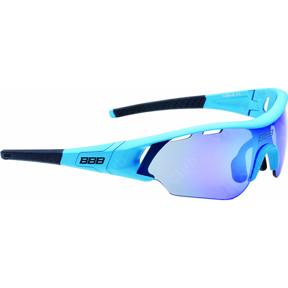 BBB BSG-50 Summit szemüveg PC, füst, MLC kék lencse, kék/fekete