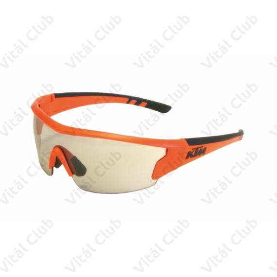 KTM Factory Team sportszemüveg narancs/fekete kerettel fotokromatikus lencsékkel
