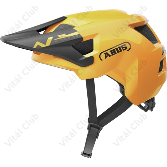 Abus Youdrop extravagány kerékpáros sportsisak ifjaknak icon yellow S-es méret 48-55 cm fejkerületre