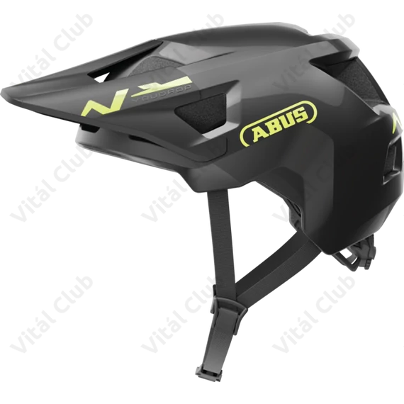 Abus Youdrop extravagány kerékpáros sportsisak ifjaknak velvet black S-es méret 48-55 cm fejkerületre