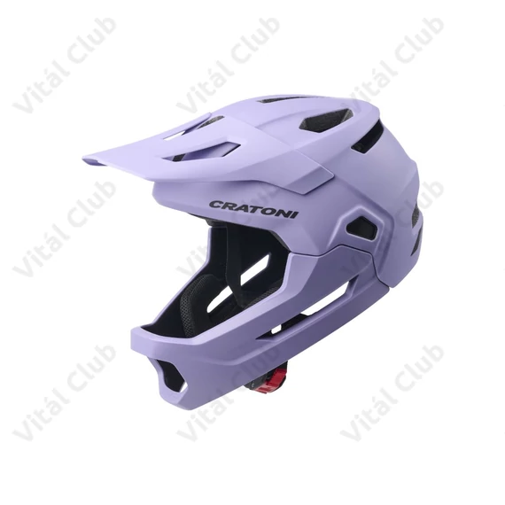 Cratoni MadCat fullface 2 az 1-ben gyerek sisak lavender matt  S-M méret 49-56 cm fejkerületre.