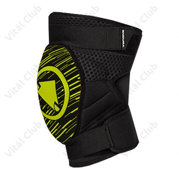 Térdvédő Endura Singletrack, puha memóriahabos betéttel, fekete, L-XL