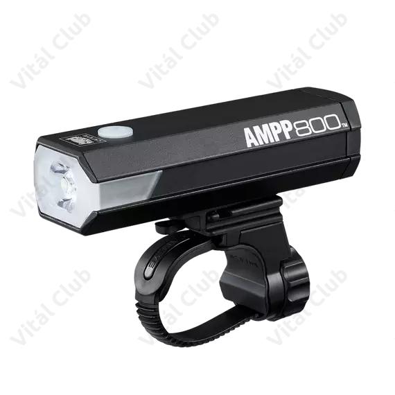 Cateye AMPP800 HL-EL088RC LED-es elsőlámpa USB-ről tölthető 800lumen fényerő 4 funkció