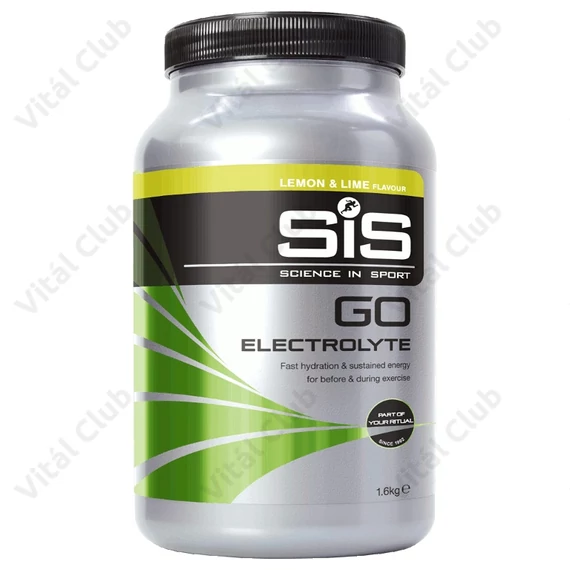 SIS GO elektrolit italpor, GO Electrolyte, 1600g. (40 adag)  citrom-lime íz